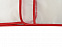 Дождевик Providence, прозрачный/красный с чехлом с логотипом в Екатеринбурге заказать по выгодной цене в кибермаркете AvroraStore