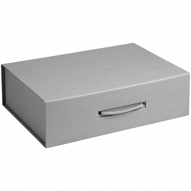 Коробка Case, подарочная, серый матовый с логотипом в Екатеринбурге заказать по выгодной цене в кибермаркете AvroraStore