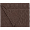 Плед Snippet, коричневый меланж с логотипом в Екатеринбурге заказать по выгодной цене в кибермаркете AvroraStore