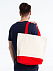 Холщовая сумка Shopaholic, красная с логотипом в Екатеринбурге заказать по выгодной цене в кибермаркете AvroraStore