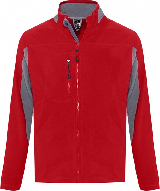 Куртка мужская NORDIC красная с логотипом в Екатеринбурге заказать по выгодной цене в кибермаркете AvroraStore