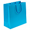 Пакет Porta, большой, голубой с логотипом в Екатеринбурге заказать по выгодной цене в кибермаркете AvroraStore