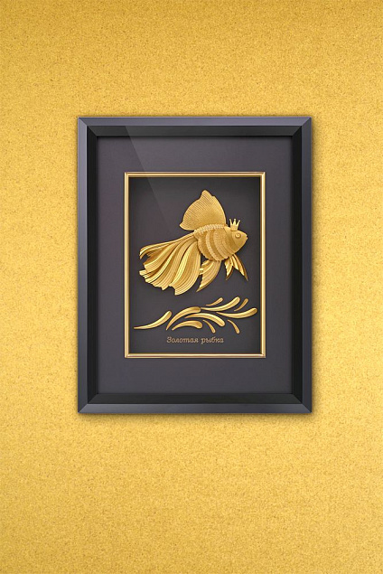 Панно «Золотая рыбка» с логотипом в Екатеринбурге заказать по выгодной цене в кибермаркете AvroraStore