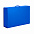 Коробка складная подарочная, 37x25x10cm, кашированный картон, синий с логотипом в Екатеринбурге заказать по выгодной цене в кибермаркете AvroraStore