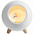 Беспроводная лампа-колонка Right Meow, белая с логотипом в Екатеринбурге заказать по выгодной цене в кибермаркете AvroraStore