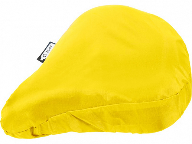 Водонепроницаемый чехол для велосипедного седла из переработанного ПЭТ Jesse, желтый с логотипом в Екатеринбурге заказать по выгодной цене в кибермаркете AvroraStore
