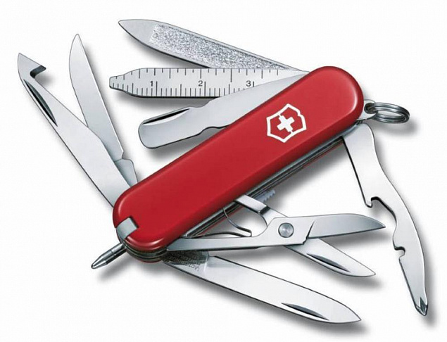 Нож-брелок MiniChamp 58, красный с логотипом в Екатеринбурге заказать по выгодной цене в кибермаркете AvroraStore