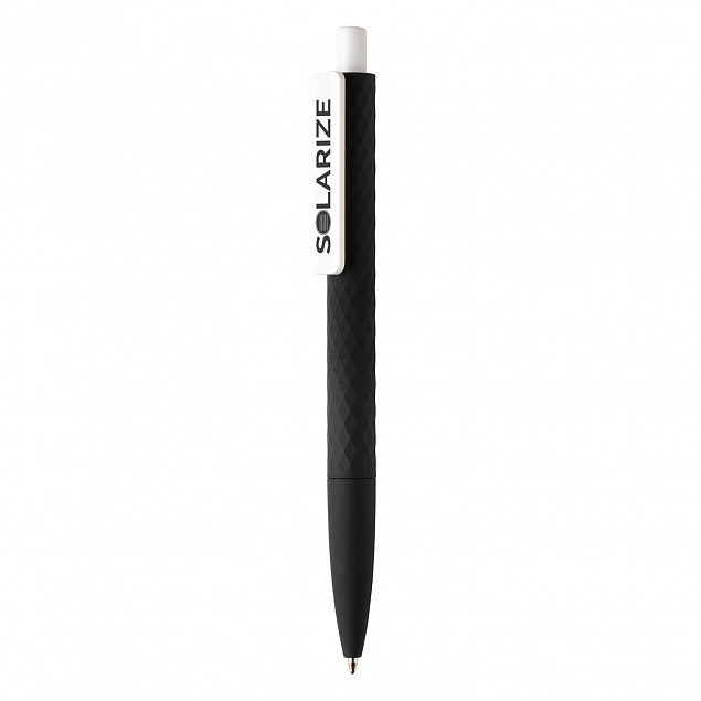 Ручка X3 Smooth Touch, черный с логотипом в Екатеринбурге заказать по выгодной цене в кибермаркете AvroraStore