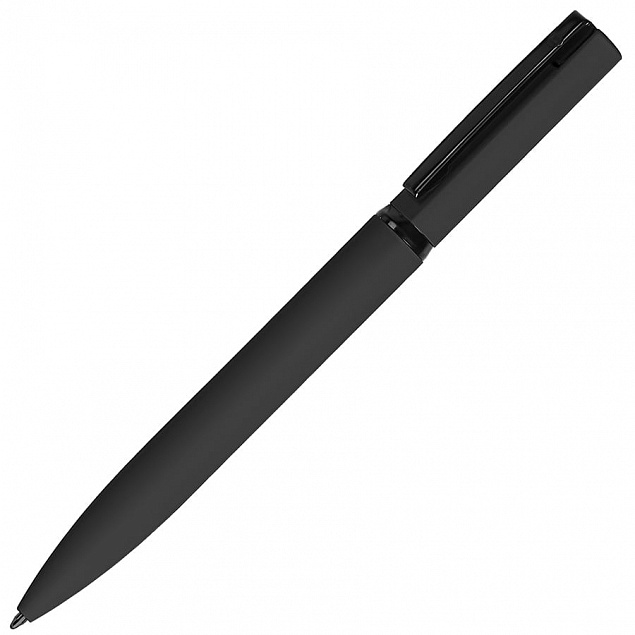 Ручка шариковая MIRROR BLACK, покрытие soft touch с логотипом в Екатеринбурге заказать по выгодной цене в кибермаркете AvroraStore