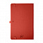 Бизнес-блокнот GLORI, A5, красный, твердая обложка, в линейку с логотипом в Екатеринбурге заказать по выгодной цене в кибермаркете AvroraStore