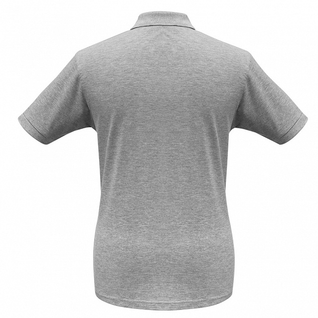 Рубашка поло Safran серый меланж с логотипом в Екатеринбурге заказать по выгодной цене в кибермаркете AvroraStore