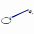 Элемент брелка-конструктора «Хлястик с кольцом и зажимом», красный с логотипом в Екатеринбурге заказать по выгодной цене в кибермаркете AvroraStore