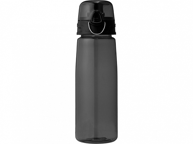 Бутылка спортивная Capri, черный с логотипом в Екатеринбурге заказать по выгодной цене в кибермаркете AvroraStore