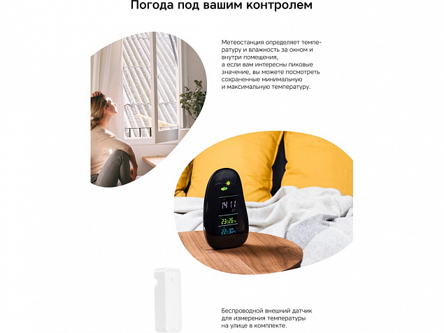 Метеостанция StoneCast 1 WTS с логотипом в Екатеринбурге заказать по выгодной цене в кибермаркете AvroraStore