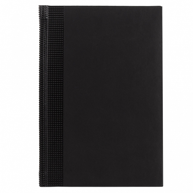 Ежедневник VELVET, А5, датированный (2021 г.), черный с логотипом в Екатеринбурге заказать по выгодной цене в кибермаркете AvroraStore
