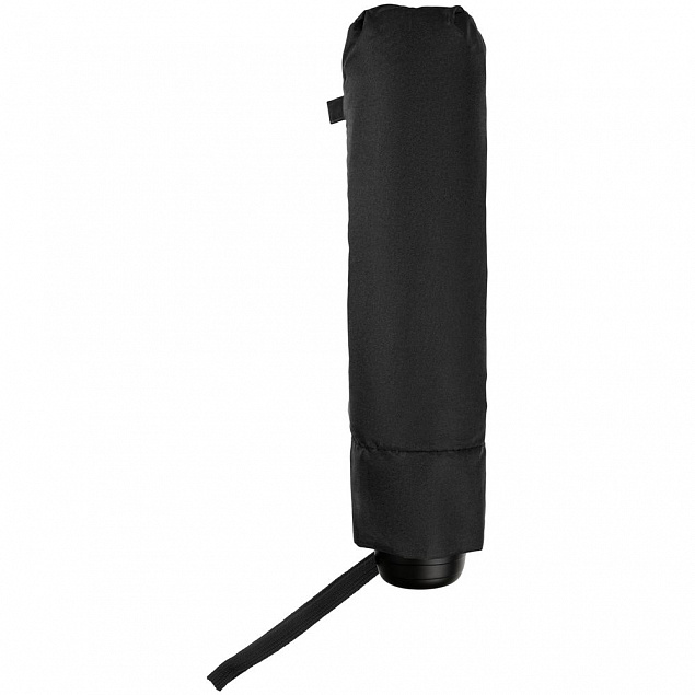 Зонт складной Hit Mini ver.2, черный с логотипом в Екатеринбурге заказать по выгодной цене в кибермаркете AvroraStore