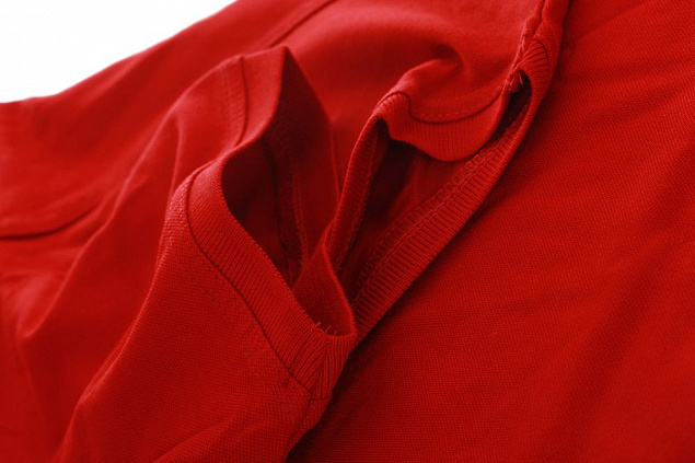 Рубашка поло стретч мужская EAGLE, красная с логотипом в Екатеринбурге заказать по выгодной цене в кибермаркете AvroraStore