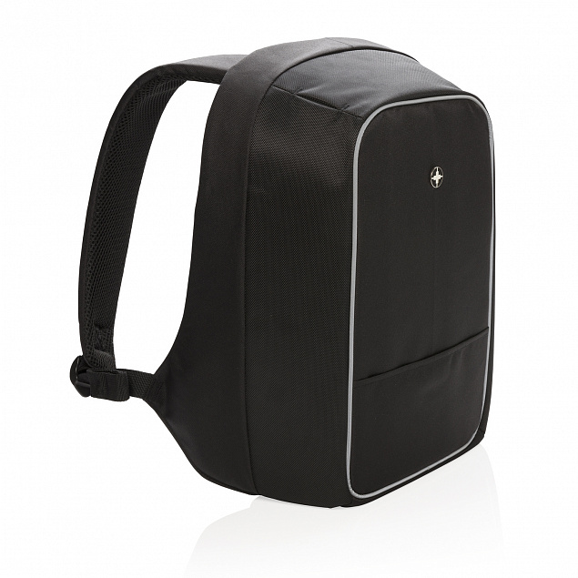 Рюкзак для ноутбука Swiss Peak с защитой от карманников с логотипом в Екатеринбурге заказать по выгодной цене в кибермаркете AvroraStore