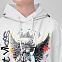 Худи с капюшоном  ALEX , белый, размер XXL с логотипом в Екатеринбурге заказать по выгодной цене в кибермаркете AvroraStore