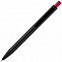 Ручка шариковая Chromatic, черная с красным с логотипом в Екатеринбурге заказать по выгодной цене в кибермаркете AvroraStore