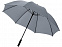 Зонт Yfke противоштормовой 30, серый с логотипом в Екатеринбурге заказать по выгодной цене в кибермаркете AvroraStore