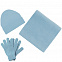 Перчатки Real Talk, голубые с логотипом в Екатеринбурге заказать по выгодной цене в кибермаркете AvroraStore
