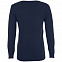 Пуловер женский Glory Women, темно-синий с логотипом в Екатеринбурге заказать по выгодной цене в кибермаркете AvroraStore