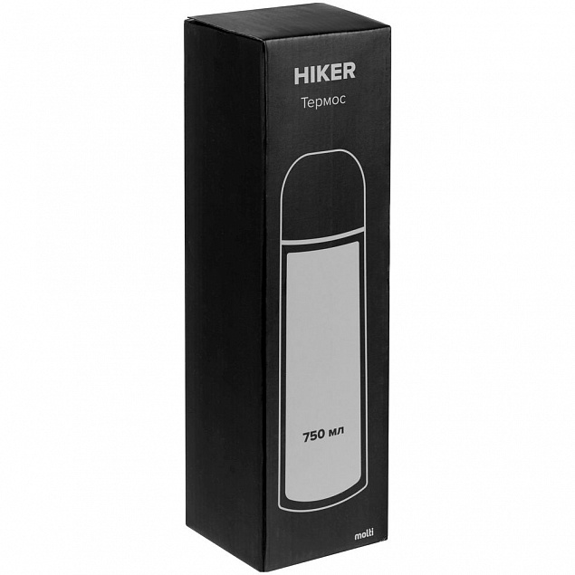 Термос Hiker 750, черный с логотипом в Екатеринбурге заказать по выгодной цене в кибермаркете AvroraStore