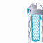 Герметичная бутылка для воды с контейнером для фруктов Honeycomb, бирюзовый с логотипом в Екатеринбурге заказать по выгодной цене в кибермаркете AvroraStore