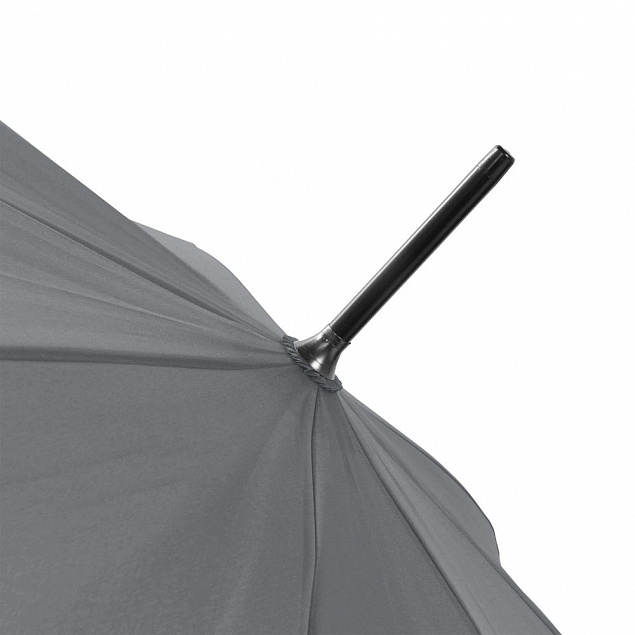 Зонт-трость Dublin, серый с логотипом в Екатеринбурге заказать по выгодной цене в кибермаркете AvroraStore
