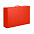 Коробка складная подарочная, 37x25x10cm, кашированный картон, красный с логотипом в Екатеринбурге заказать по выгодной цене в кибермаркете AvroraStore