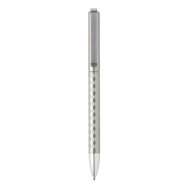 Ручка X3.1, серый с логотипом в Екатеринбурге заказать по выгодной цене в кибермаркете AvroraStore