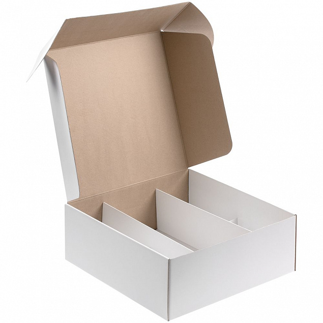 Коробка для пледа и бокалов с логотипом в Екатеринбурге заказать по выгодной цене в кибермаркете AvroraStore