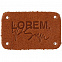 Лейбл кожаный Beta, S, горчичный с логотипом в Екатеринбурге заказать по выгодной цене в кибермаркете AvroraStore