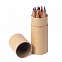 Набор цветных карандашей мини FLORA ,12 цветов с логотипом в Екатеринбурге заказать по выгодной цене в кибермаркете AvroraStore
