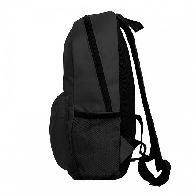 Рюкзак DISCO, черный, 40 x 29 x11 см, 100% полиэстер 600D с логотипом в Екатеринбурге заказать по выгодной цене в кибермаркете AvroraStore