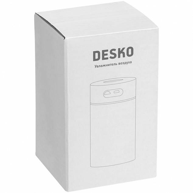 Настольный увлажнитель Desko, белый с логотипом в Екатеринбурге заказать по выгодной цене в кибермаркете AvroraStore