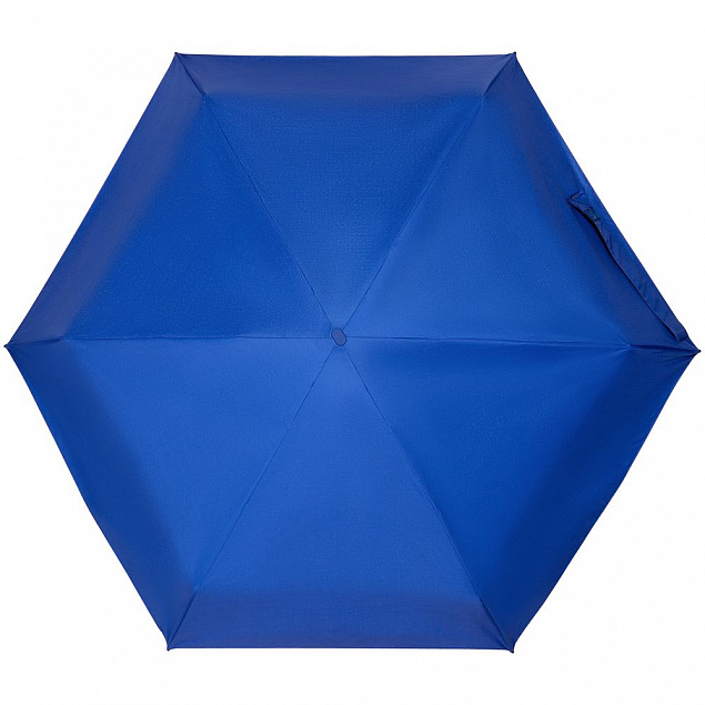 Зонт складной Color Action, в кейсе, синий с логотипом в Екатеринбурге заказать по выгодной цене в кибермаркете AvroraStore