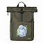 Рюкзак Boston, зеленый/серый с логотипом в Екатеринбурге заказать по выгодной цене в кибермаркете AvroraStore
