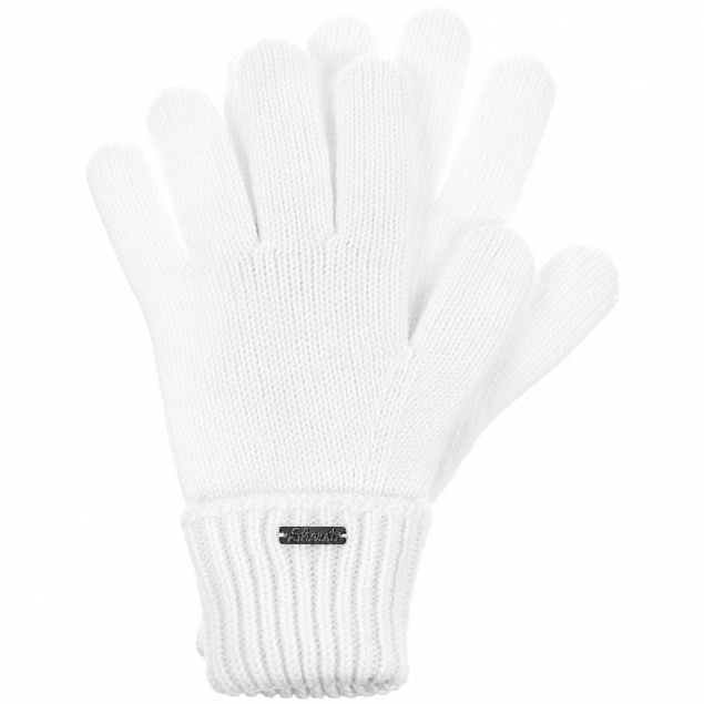 Перчатки Alpine, белые с логотипом в Екатеринбурге заказать по выгодной цене в кибермаркете AvroraStore