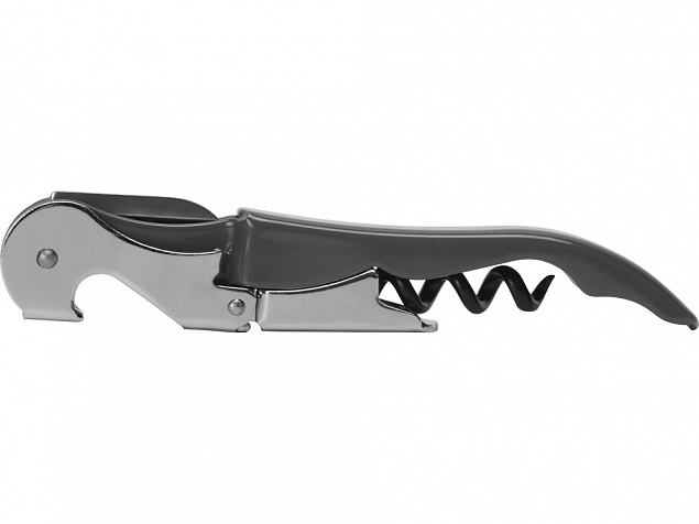 PULLTAPS BASIC GREY/Нож сомелье Pulltap's Basic, темно-серый с логотипом в Екатеринбурге заказать по выгодной цене в кибермаркете AvroraStore