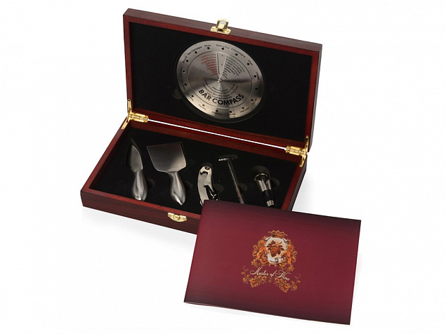 Подарочный набор для вина и сыра Montagne de Reims с логотипом в Екатеринбурге заказать по выгодной цене в кибермаркете AvroraStore