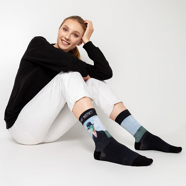 Набор носков «Современное носкусство» с логотипом в Екатеринбурге заказать по выгодной цене в кибермаркете AvroraStore