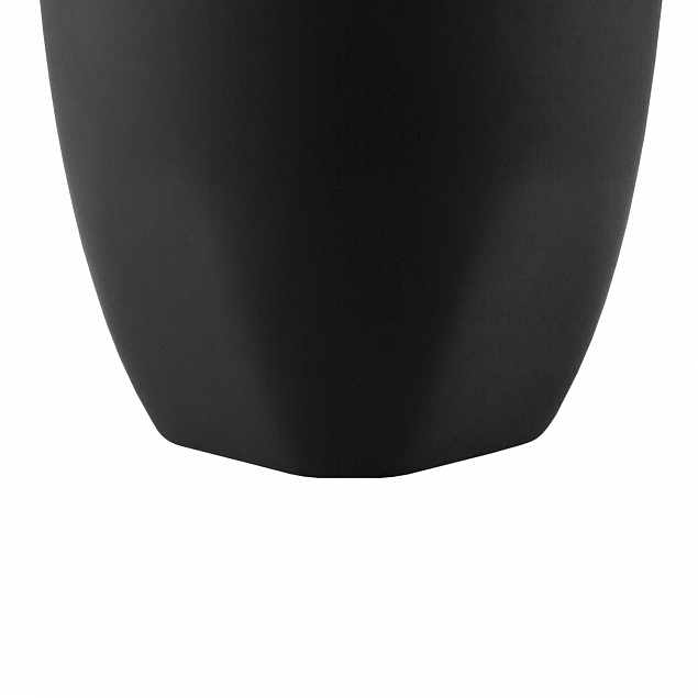 Керамическая кружка Tulip 380 ml, soft-touch, черная с логотипом в Екатеринбурге заказать по выгодной цене в кибермаркете AvroraStore