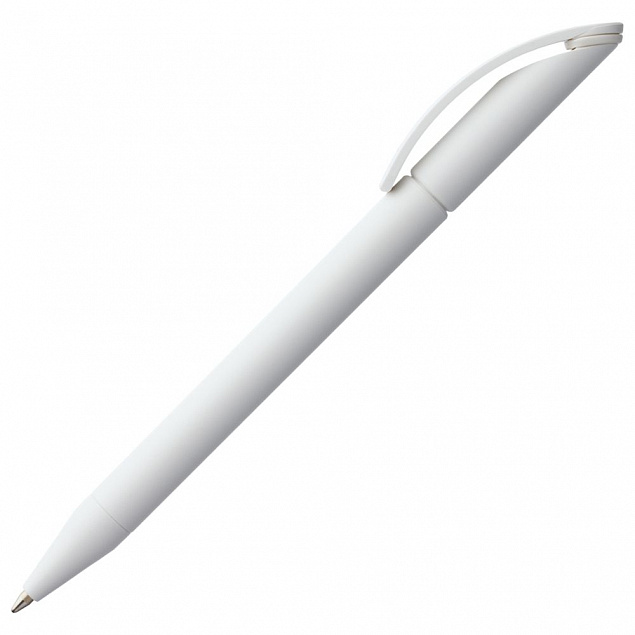 Ручка шариковая Prodir DS3 TMM-X, белая с логотипом в Екатеринбурге заказать по выгодной цене в кибермаркете AvroraStore