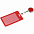 Чехол для пропуска с ретрактором Devon, красный с логотипом в Екатеринбурге заказать по выгодной цене в кибермаркете AvroraStore