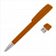 Ручка с флеш-картой USB 8GB «TURNUSsoftgrip M», оранжевый с логотипом в Екатеринбурге заказать по выгодной цене в кибермаркете AvroraStore