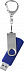 Флешка Double Twist 16 Гб синяя с логотипом в Екатеринбурге заказать по выгодной цене в кибермаркете AvroraStore