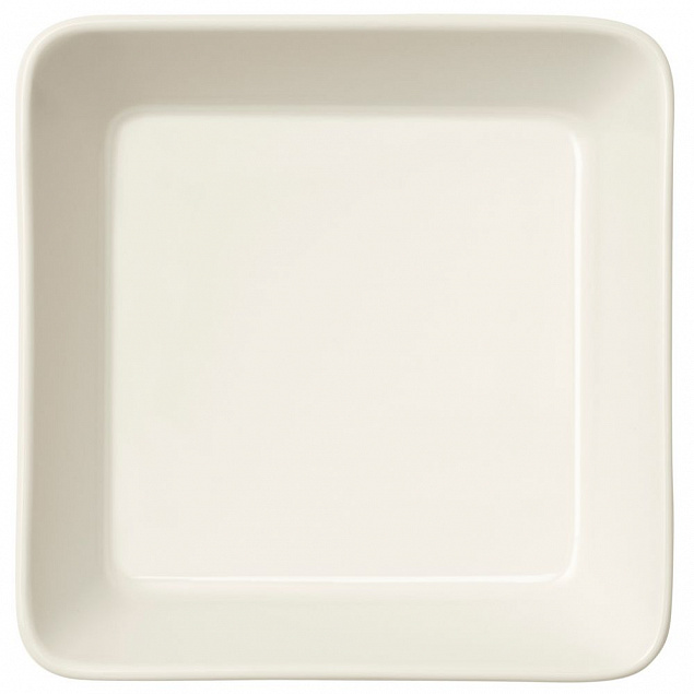 Тарелка Teema, квадратная, белая с логотипом в Екатеринбурге заказать по выгодной цене в кибермаркете AvroraStore