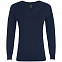 Пуловер женский Glory Women, темно-синий с логотипом в Екатеринбурге заказать по выгодной цене в кибермаркете AvroraStore